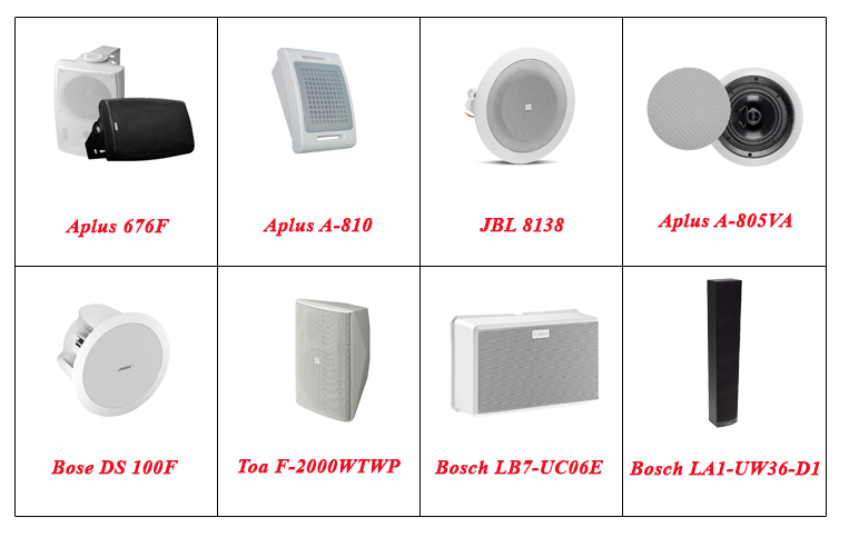 Một số mẫu loa thường dùng cho văn phòng