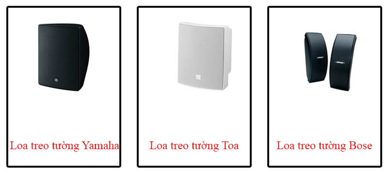 Một số mẫu loa treo tường