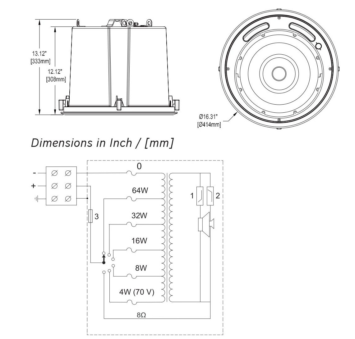 Loa âm trần Bosch LC2 PC60G6-12