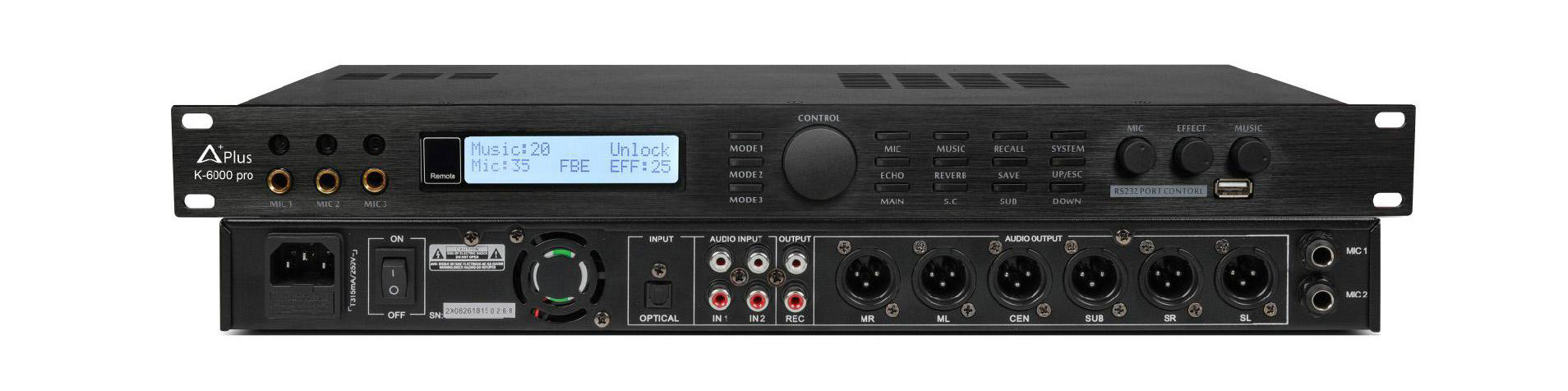 Bộ chống hú phản hồi âm Aplus K-6000 pro