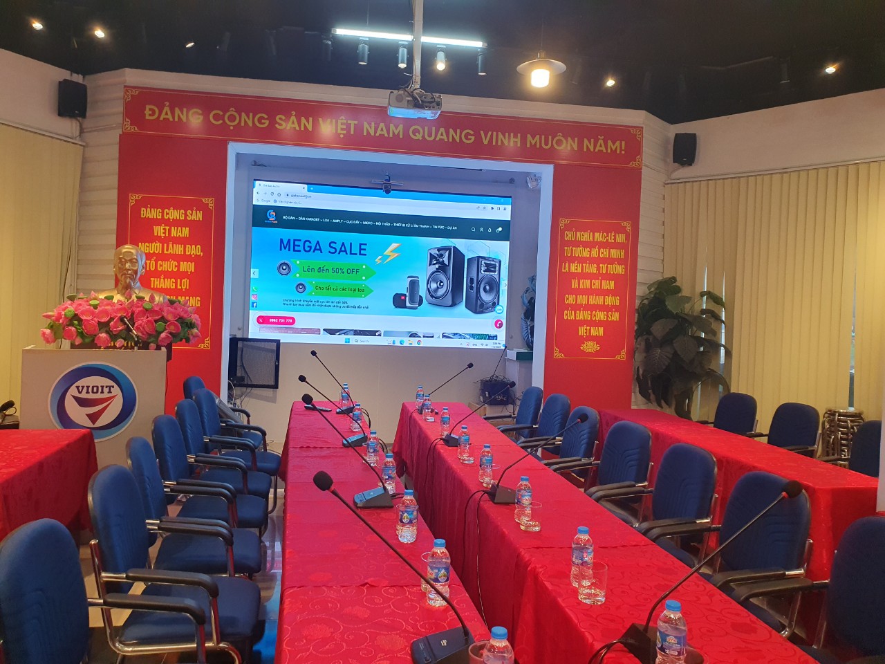 Hệ thống âm thanh phòng họp bệnh viện