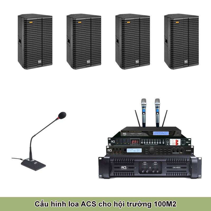 Dàn Âm Thanh Cho Hội Trường Diện Tích 100M2