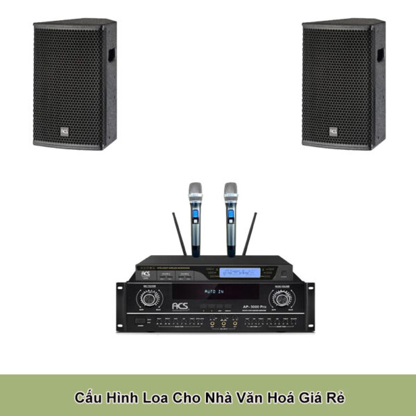 Cấu Hình Loa Cho Nhà Văn Hóa Giá Rẻ