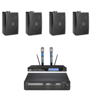 Combo 4 Loa Treo Tường Bosch Cho Phòng Họp