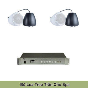 Cấu Hình Loa Treo Trần Cho Spa